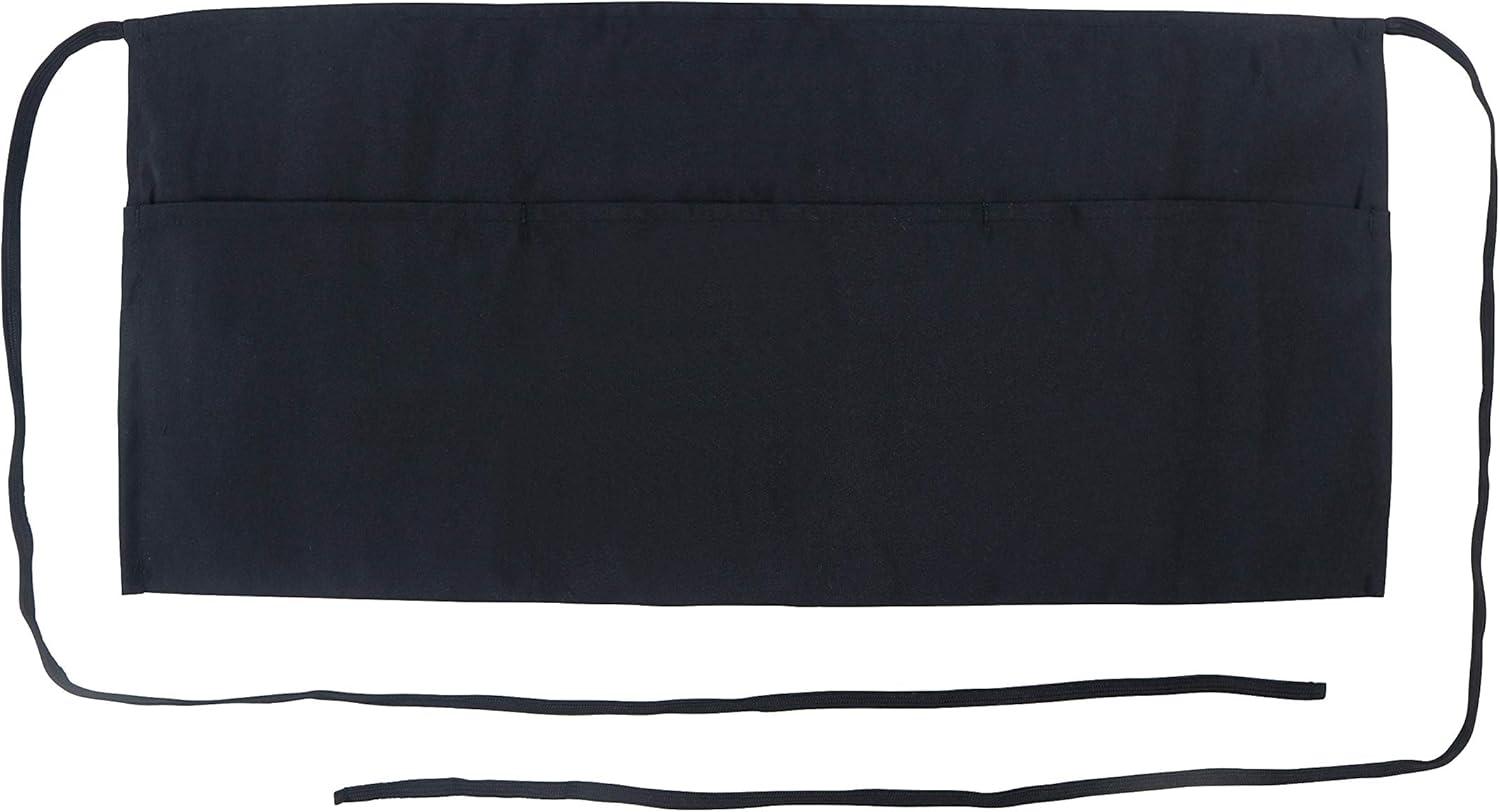 image:imageArkwright 3 Pocket Waist Aprons Professional Waiter Server Apron for Women amp Men Unisex Kitchen ApronBlack