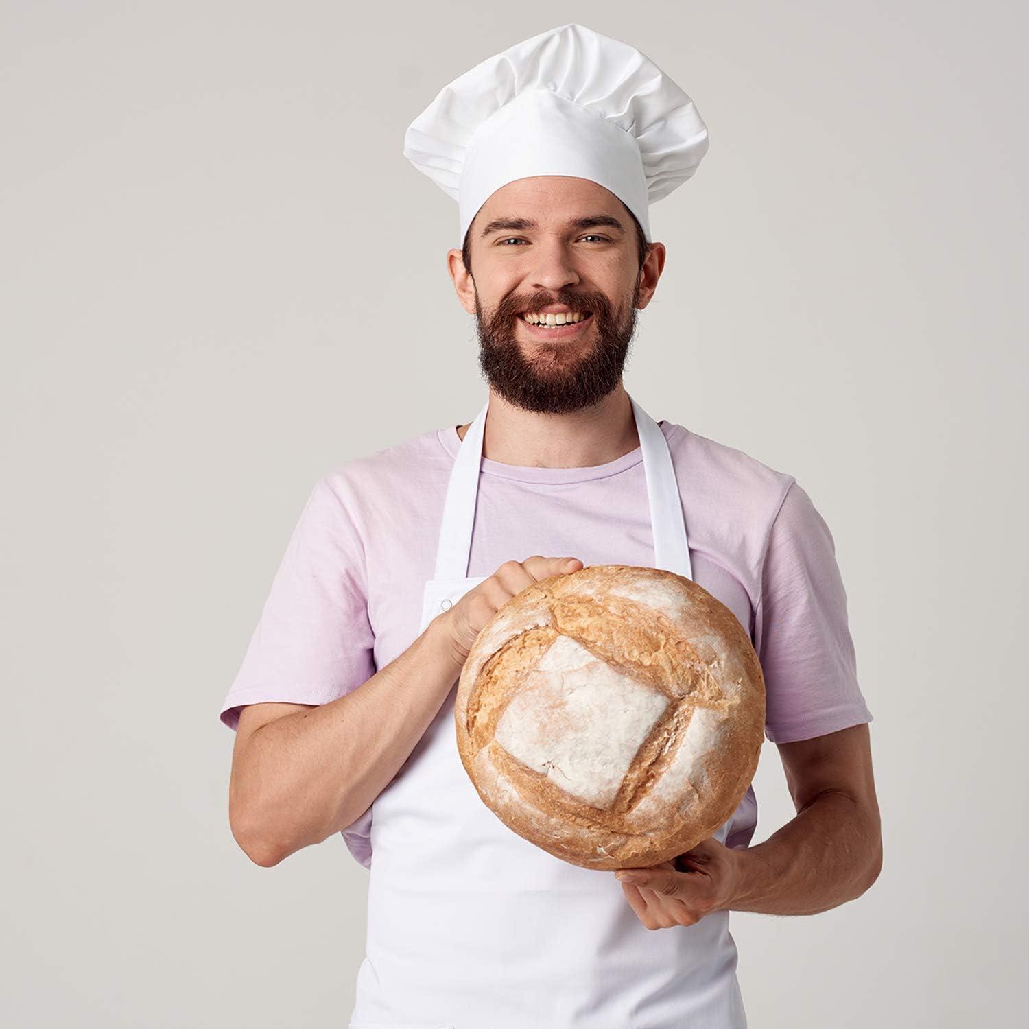 image:imageArkwright Bib Aprons Bulk Pack Long Oversized Professional Restaurant Quality Unisex Kitchen Work Apron for ChefsWhite