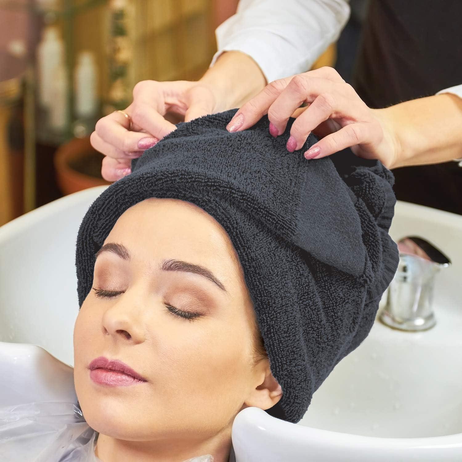 image:imageArkwright Bleach Resistant Salon Towels Bulk 100 Cotton Hair Towels Soft Absorbent Quick Dry Spa amp Barber Towels for Hair Stylist Nail Salon amp Esthetician 16 x 28 Charcoal Case of 144Charcoal