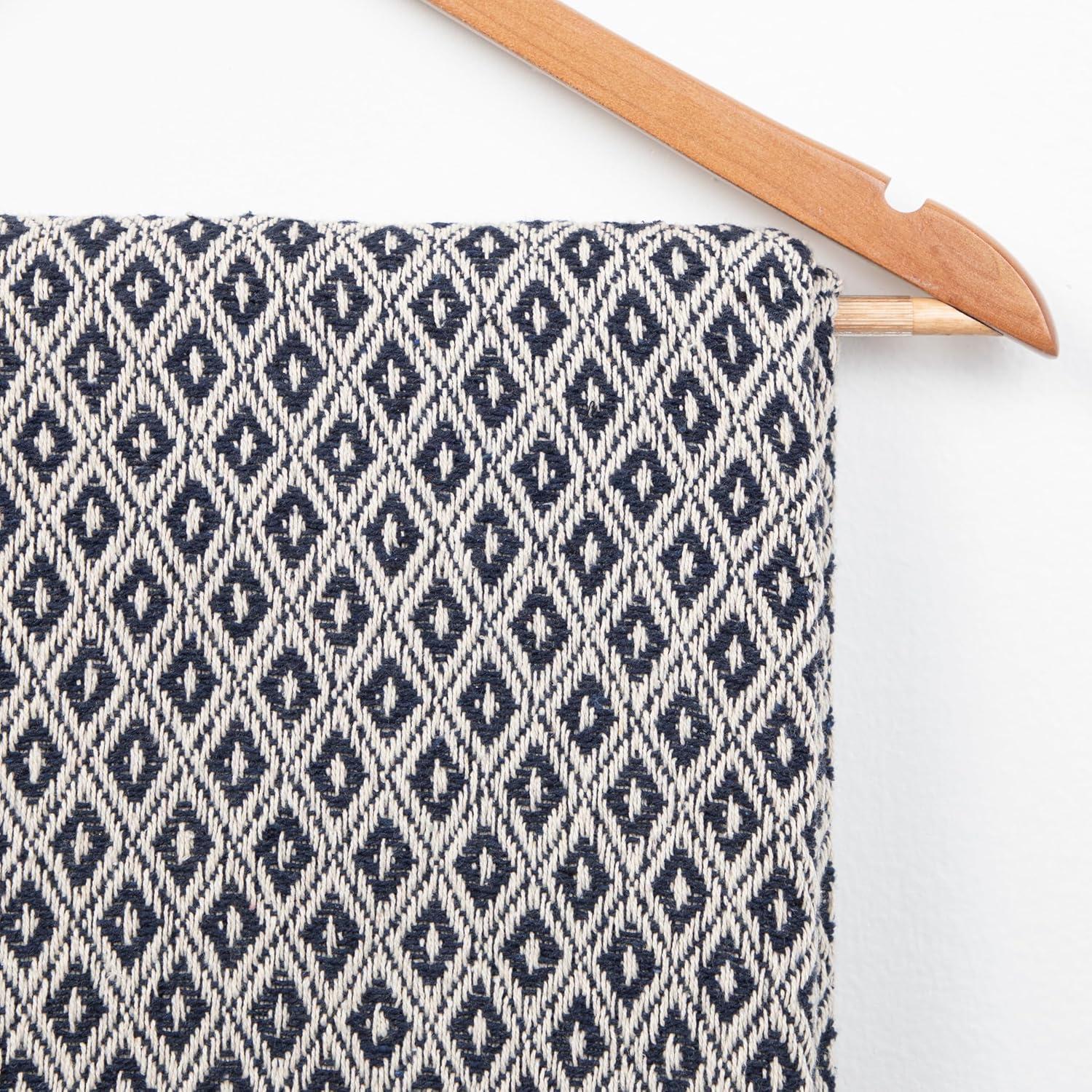 image:imageArkwright Common Ground Bulk Blankets Pack of 12 Reversible 100 Cotton All Season Lightweight Couch Bed Throws for Wedding Guests Travel and Outdoor Events 50 x 70 in WhiteDiamond