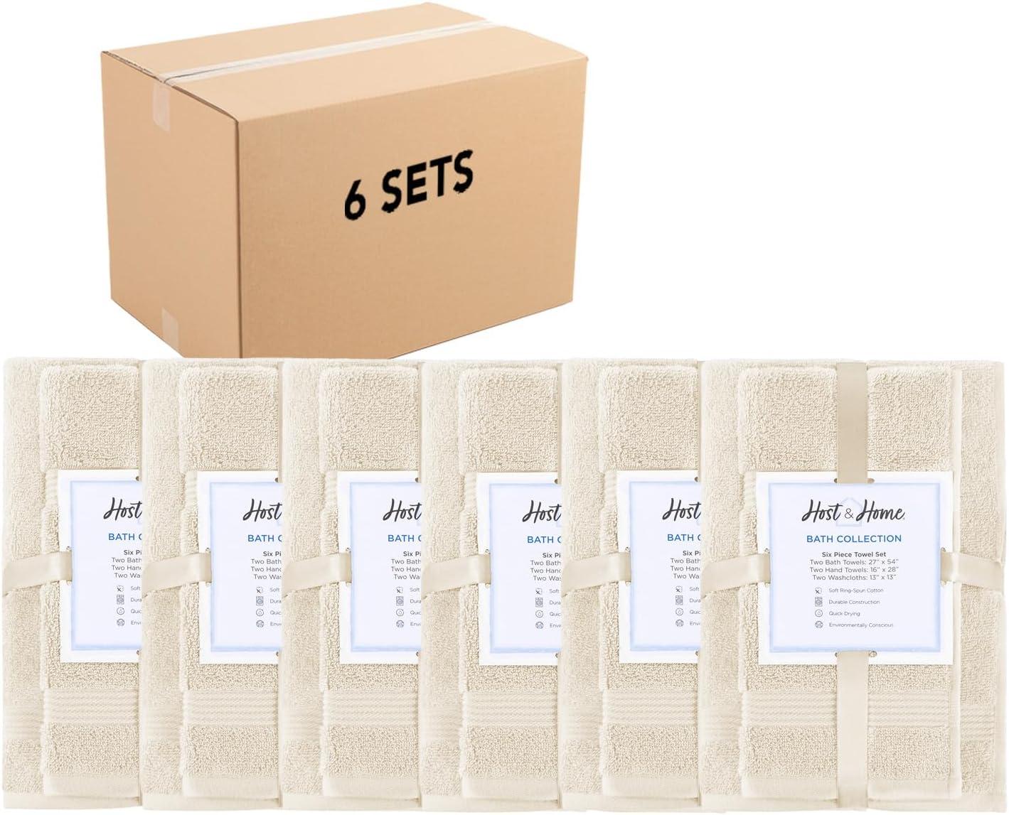 image:imageArkwright Makeup Remover Washcloths Pack of 6 100 Cotton Soft Quick Dry Reusable Face Towels for Makeup Removal and Facial Cleansing 13 x 13 in BlackAlabaster Ivory