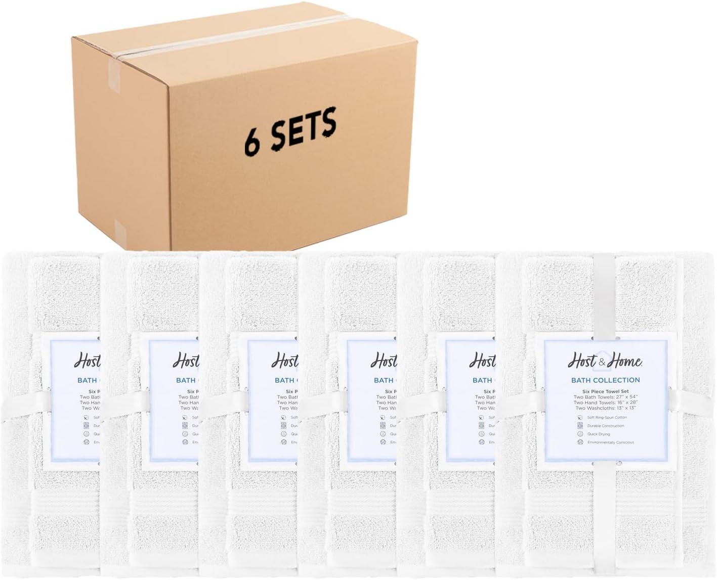 image:imageArkwright Makeup Remover Washcloths Pack of 6 100 Cotton Soft Quick Dry Reusable Face Towels for Makeup Removal and Facial Cleansing 13 x 13 in BlackDove White
