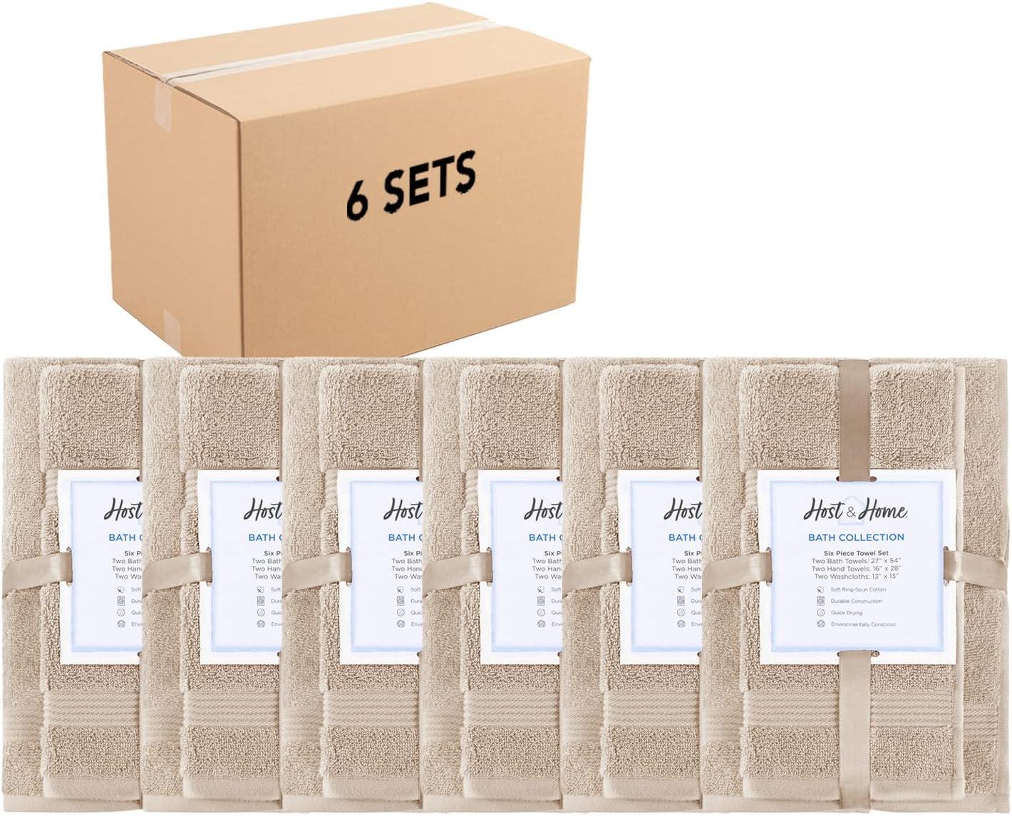 image:imageArkwright Makeup Remover Washcloths Pack of 6 100 Cotton Soft Quick Dry Reusable Face Towels for Makeup Removal and Facial Cleansing 13 x 13 in BlackLatte Beige