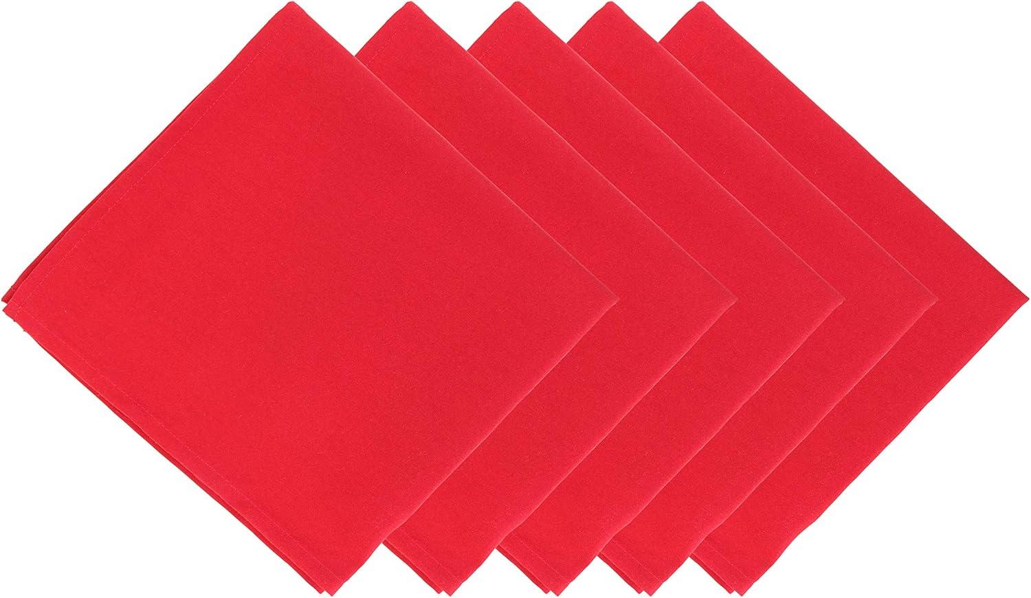 image:imageArkwright Restaurant Cloth Napkins Case of 300 Spun Polyester Bulk Dinner Napkin with Hemmed Edges Ideal for Dinner Wedding Party Banquet Kitchen 20 x 20 in NavyRed
