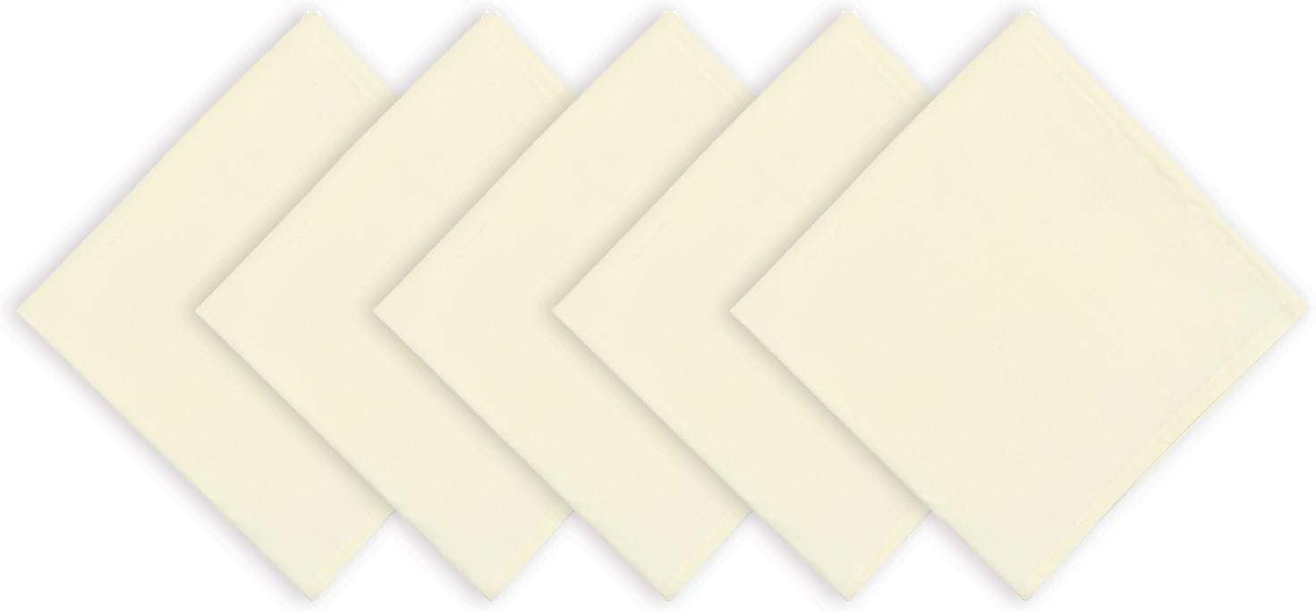 image:imageArkwright Restaurant Cloth Napkins Case of 300 Spun Polyester Bulk Dinner Napkin with Hemmed Edges Ideal for Dinner Wedding Party Banquet Kitchen 20 x 20 in NavyIvory