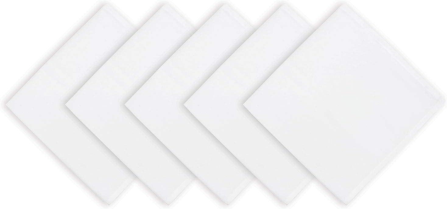image:imageArkwright Restaurant Cloth Napkins Case of 300 Spun Polyester Bulk Dinner Napkin with Hemmed Edges Ideal for Dinner Wedding Party Banquet Kitchen 20 x 20 in NavyWhite