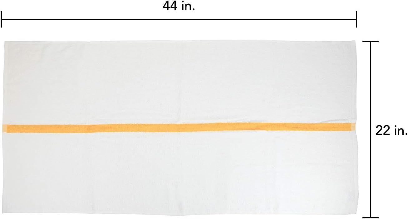image:imageArkwright White Hand Gym Towels Pack of 12 Bulk 100 Cotton Soft Quick Dry Sweat Absorbent Hotel Quality Towels for Workout Bathroom Spa Pool 16 x 27 in GreyGold
