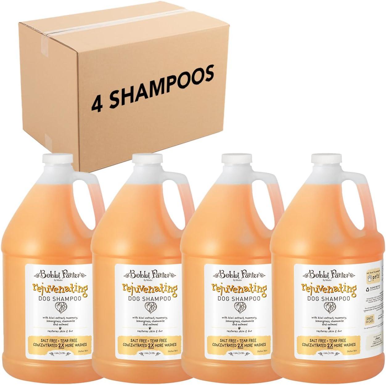 image:imageBobbi Panter Hypoallergenic Dog Shampoo Honey Aloe Vera Chamomile amp Rosemary Dye amp Fragrance Free Natural Formula for Sensitive amp Allergy Skin TearFree 301 Concentrate 1 Gallon Case of 4Orange Citrus