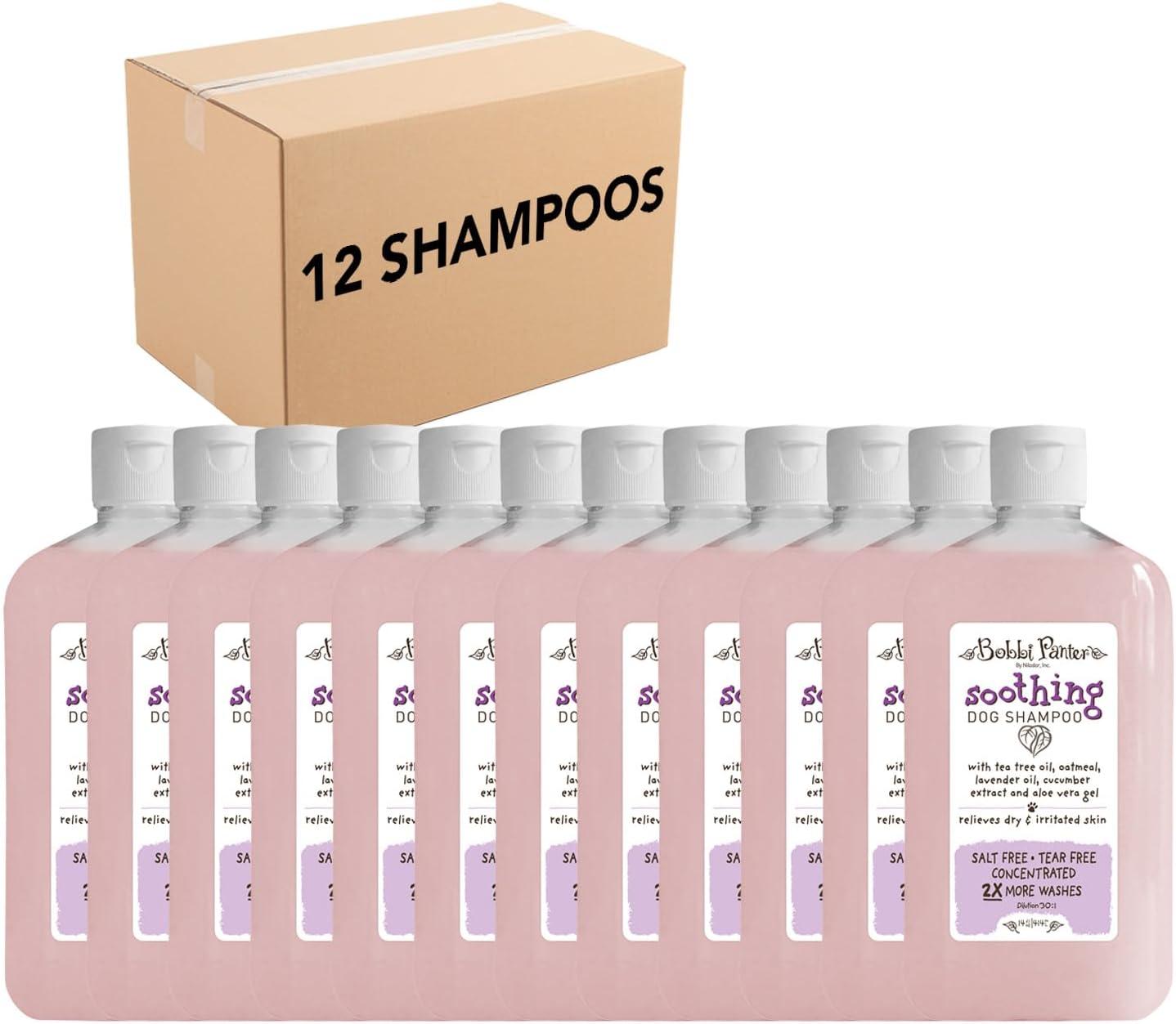 image:imageBobbi Panter Hypoallergenic Dog Shampoo Honey Aloe Vera Chamomile amp Rosemary Dye amp Fragrance Free Natural Formula for Sensitive amp Allergy Skin TearFree 301 Concentrate 1 Gallon Case of 4Lavender
