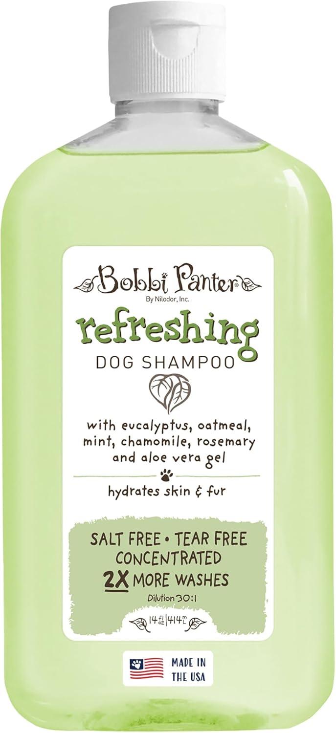 image:imageBobbi Panter Hypoallergenic Dog Shampoo Honey Aloe Vera Chamomile amp Rosemary Dye amp Fragrance Free Natural Formula for Sensitive amp Allergy Skin TearFree 301 Concentrate 1 Gallon Case of 4Eucalyptus Mint