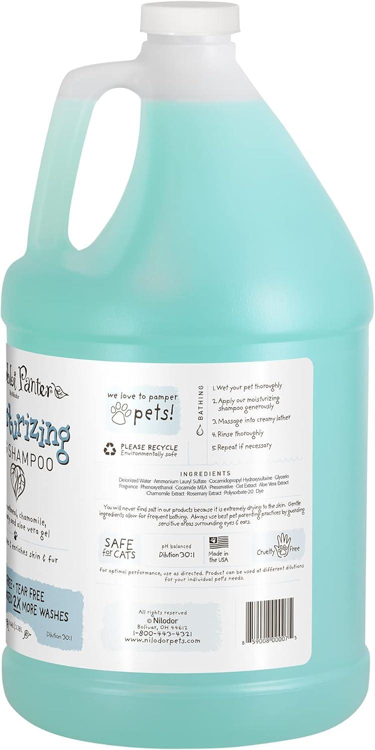 image:imageBobbi Panter Hypoallergenic Dog Shampoo Honey Aloe Vera Chamomile amp Rosemary Dye amp Fragrance Free Natural Formula for Sensitive amp Allergy Skin TearFree 301 Concentrate 1 Gallon Case of 4Soft Sea Air