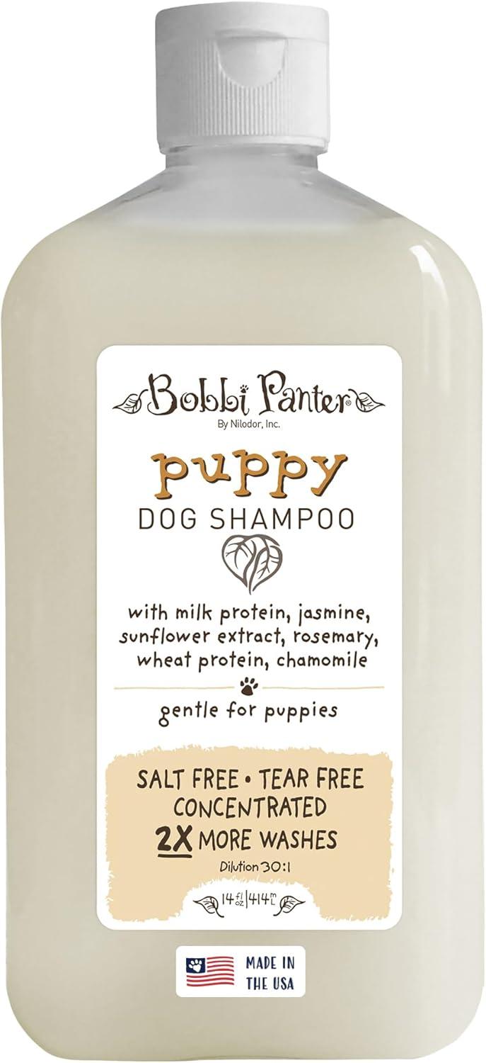 image:imageBobbi Panter Hypoallergenic Dog Shampoo Honey Aloe Vera Chamomile amp Rosemary Dye amp Fragrance Free Natural Formula for Sensitive amp Allergy Skin TearFree 301 Concentrate 1 Gallon Case of 4Milk Honey