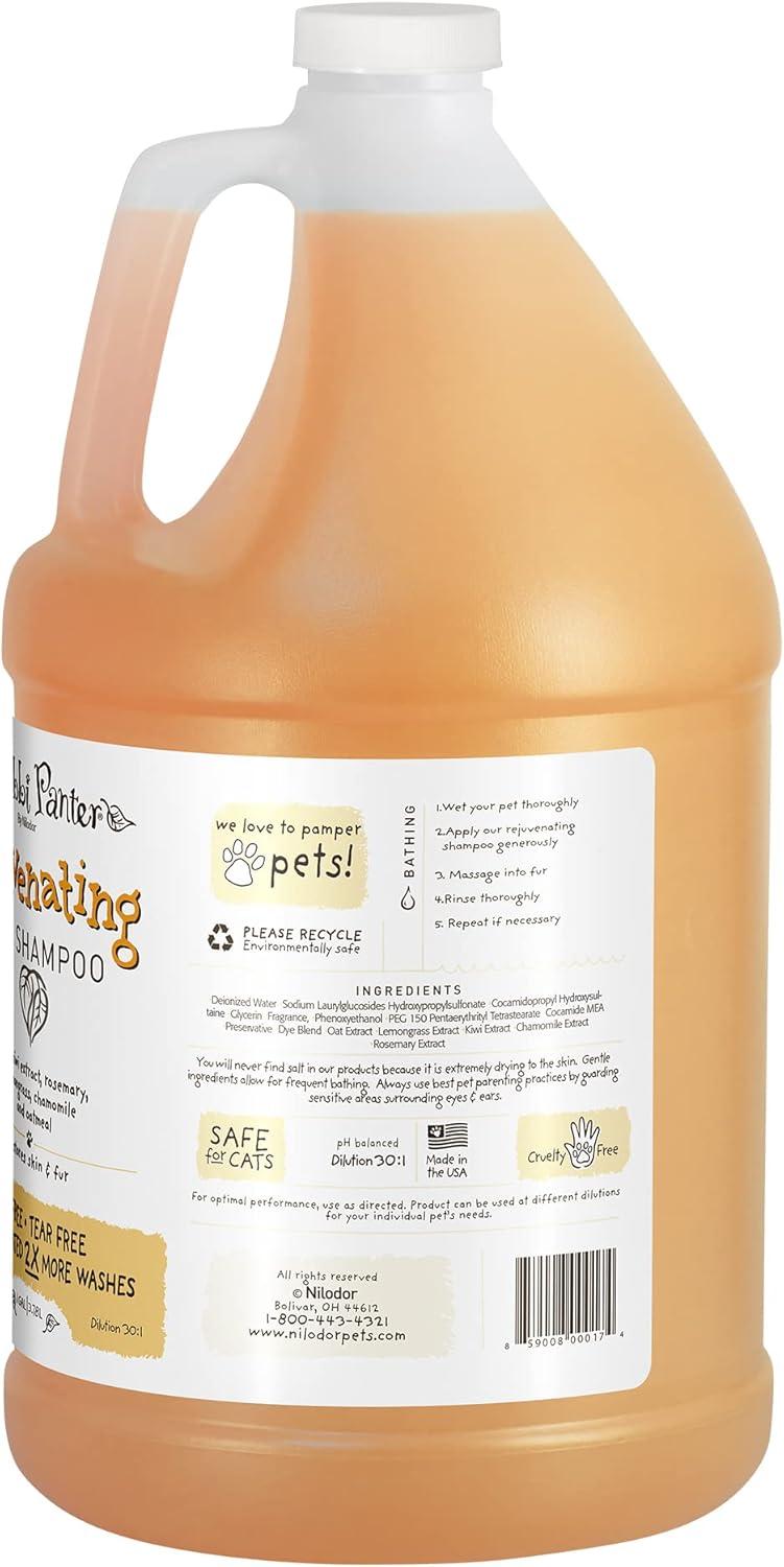 image:imageBobbi Panter Hypoallergenic Dog Shampoo Honey Aloe Vera Chamomile amp Rosemary Dye amp Fragrance Free Natural Formula for Sensitive amp Allergy Skin TearFree 301 Concentrate 1 Gallon Case of 4Orange Citrus