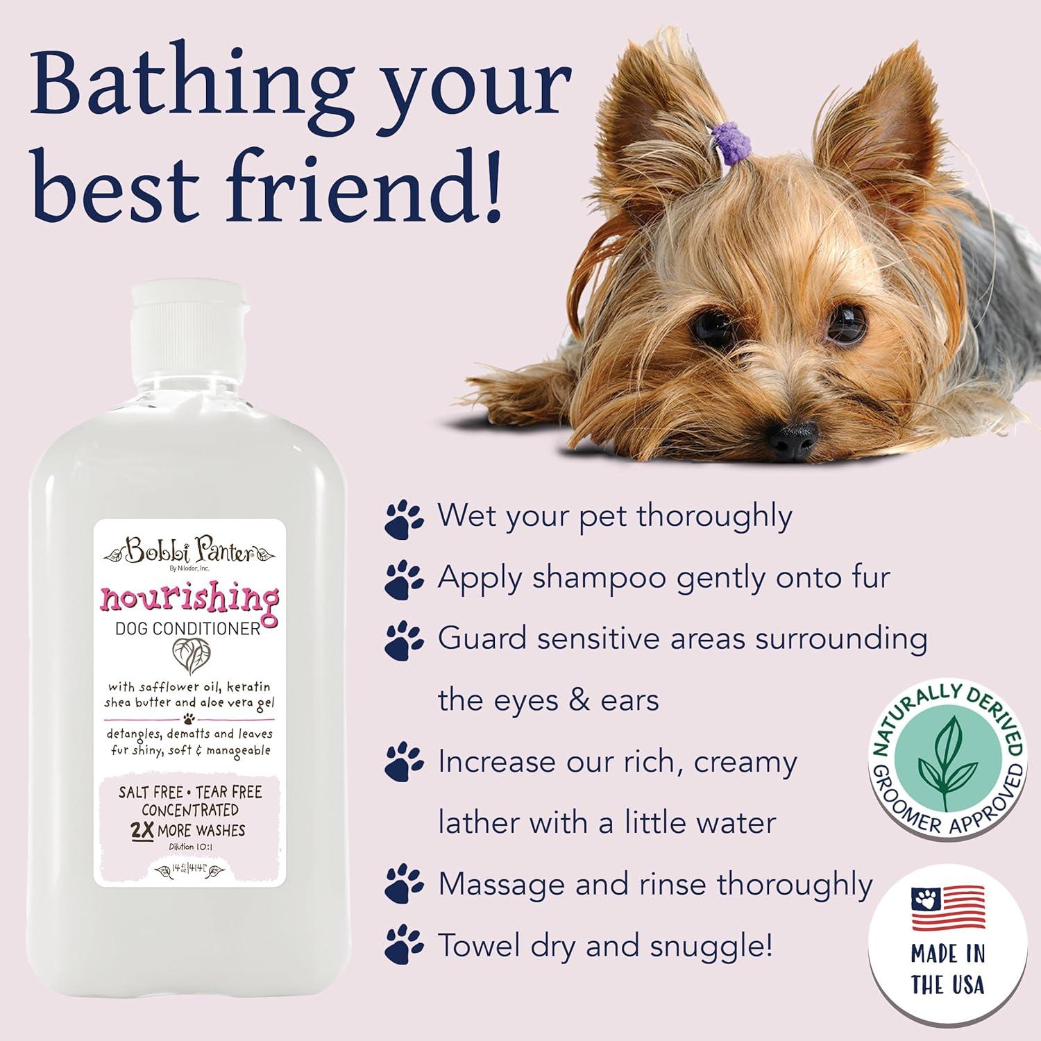 image:imageBobbi Panter Hypoallergenic Dog Shampoo Honey Aloe Vera Chamomile amp Rosemary Dye amp Fragrance Free Natural Formula for Sensitive amp Allergy Skin TearFree 301 Concentrate 1 Gallon Case of 4Sea Air