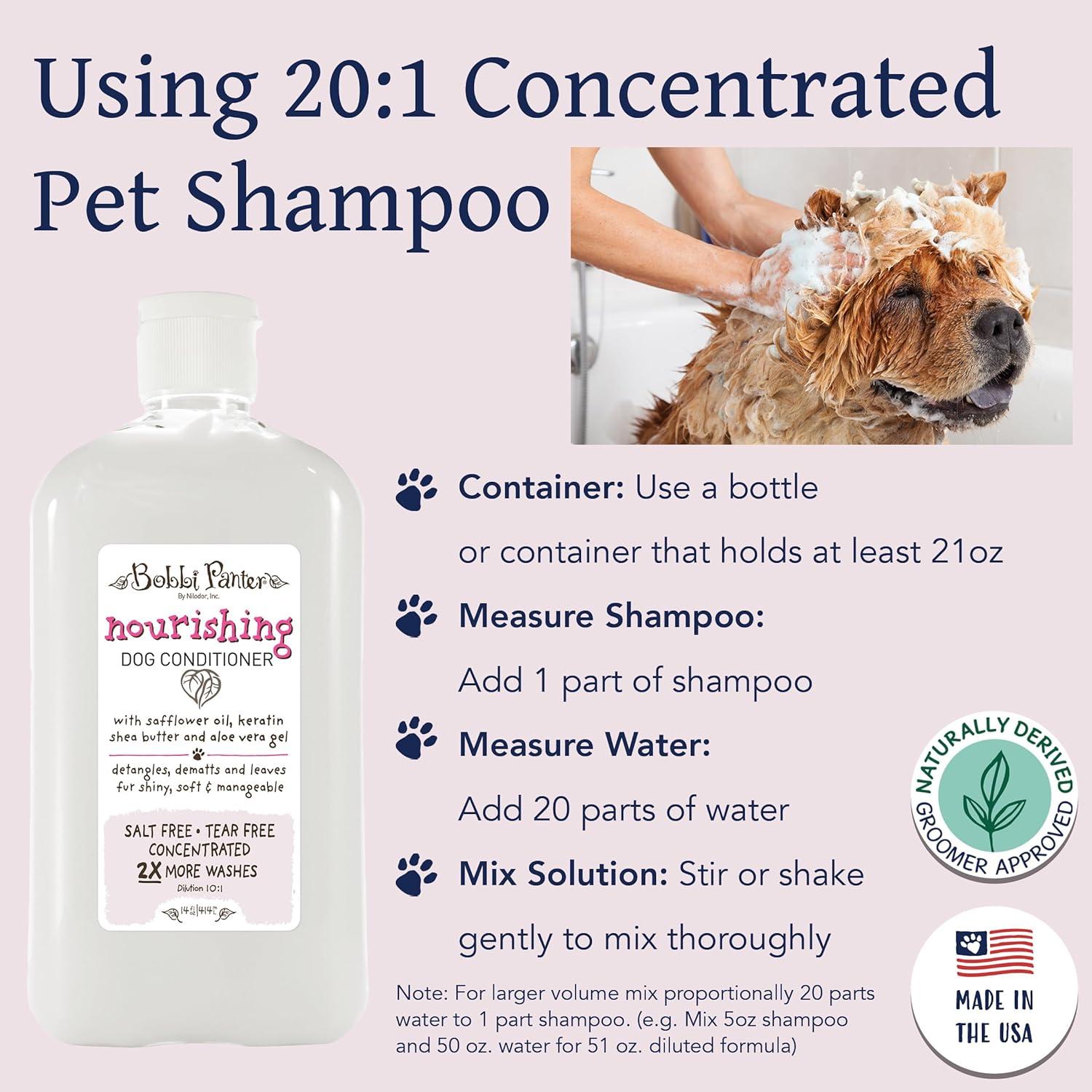 image:imageBobbi Panter Hypoallergenic Dog Shampoo Honey Aloe Vera Chamomile amp Rosemary Dye amp Fragrance Free Natural Formula for Sensitive amp Allergy Skin TearFree 301 Concentrate 1 Gallon Case of 4Sea Air