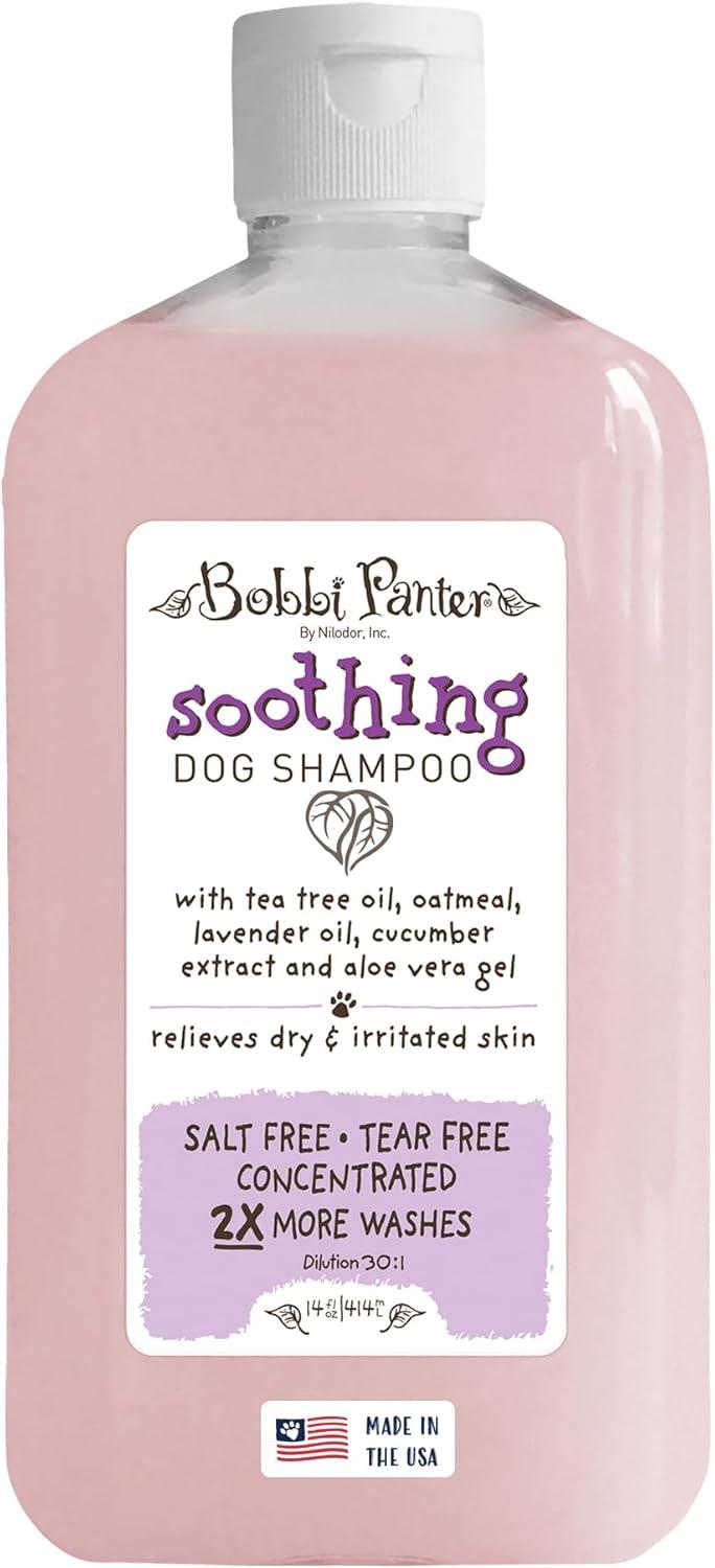 image:imageBobbi Panter Hypoallergenic Dog Shampoo Honey Aloe Vera Chamomile amp Rosemary Dye amp Fragrance Free Natural Formula for Sensitive amp Allergy Skin TearFree 301 Concentrate 1 Gallon Case of 4Lavender