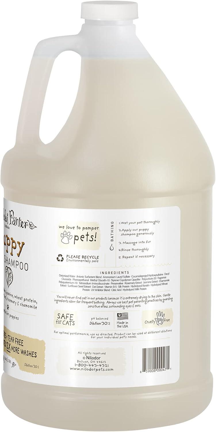image:imageBobbi Panter Hypoallergenic Dog Shampoo Honey Aloe Vera Chamomile amp Rosemary Dye amp Fragrance Free Natural Formula for Sensitive amp Allergy Skin TearFree 301 Concentrate 1 Gallon Case of 4Milk Honey