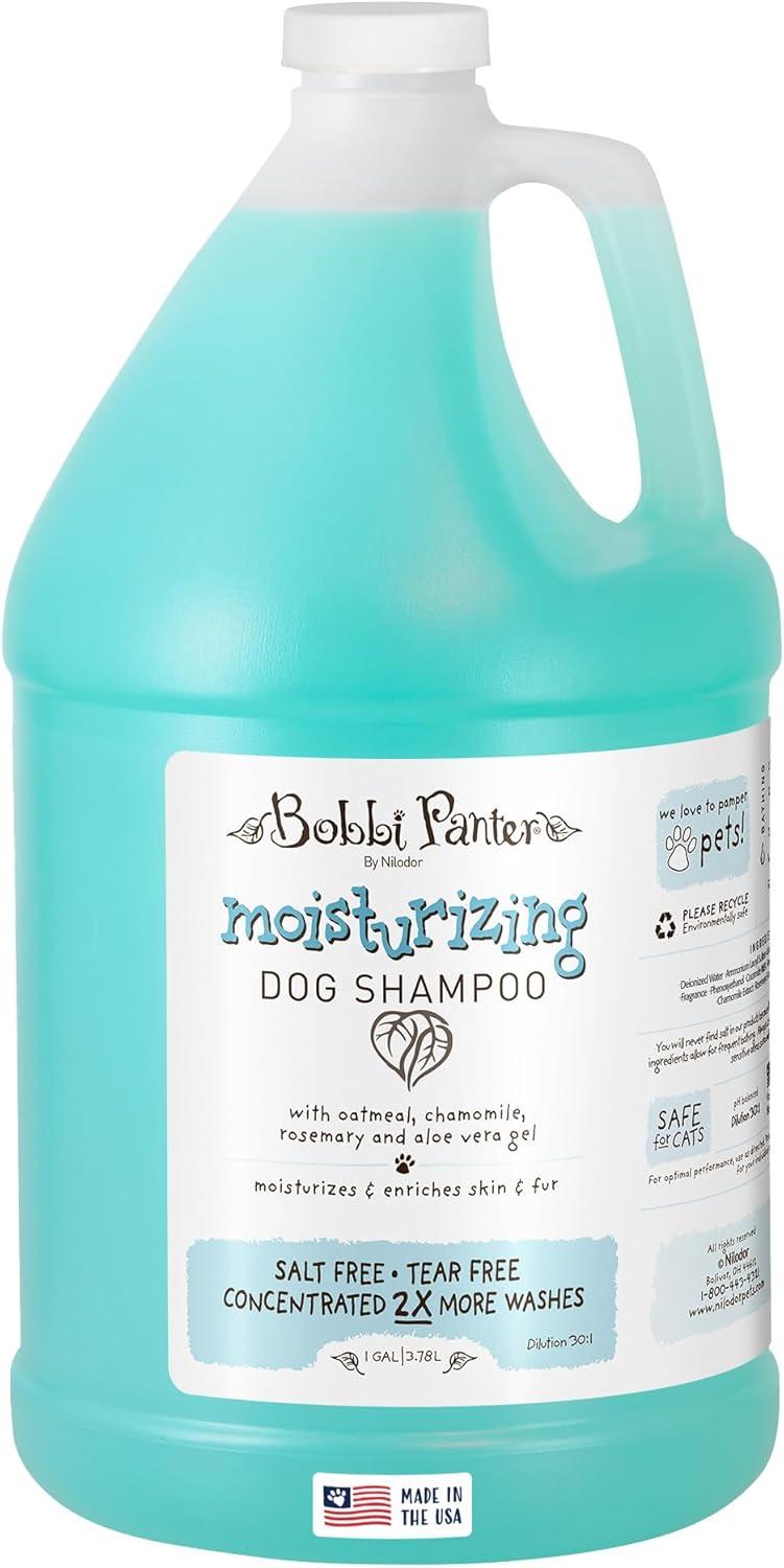 image:imageBobbi Panter Hypoallergenic Dog Shampoo Honey Aloe Vera Chamomile amp Rosemary Dye amp Fragrance Free Natural Formula for Sensitive amp Allergy Skin TearFree 301 Concentrate 1 Gallon Case of 4Soft Sea Air