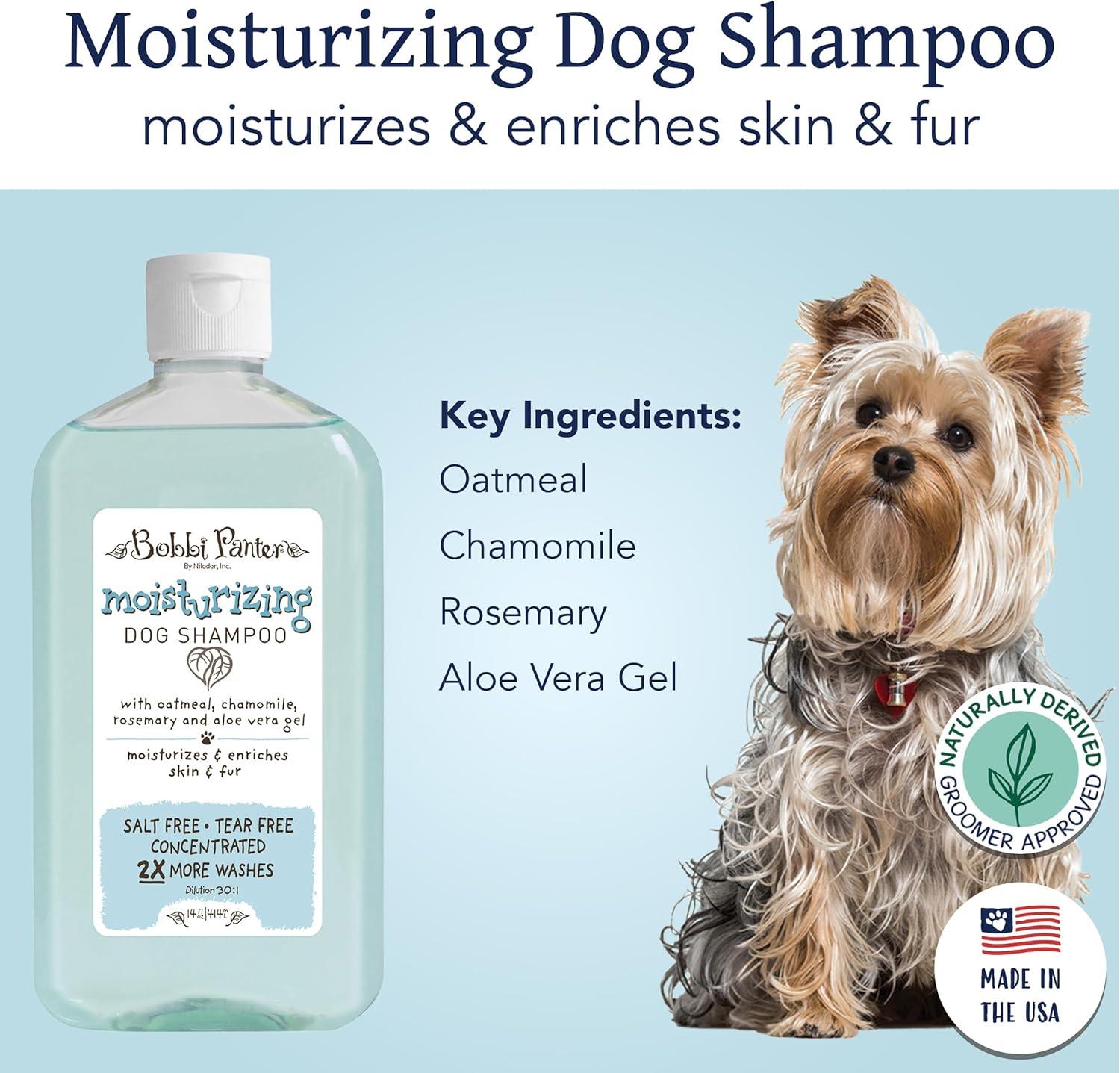 image:imageBobbi Panter Hypoallergenic Dog Shampoo Honey Aloe Vera Chamomile amp Rosemary Dye amp Fragrance Free Natural Formula for Sensitive amp Allergy Skin TearFree 301 Concentrate 1 Gallon Case of 4Soft Sea Air