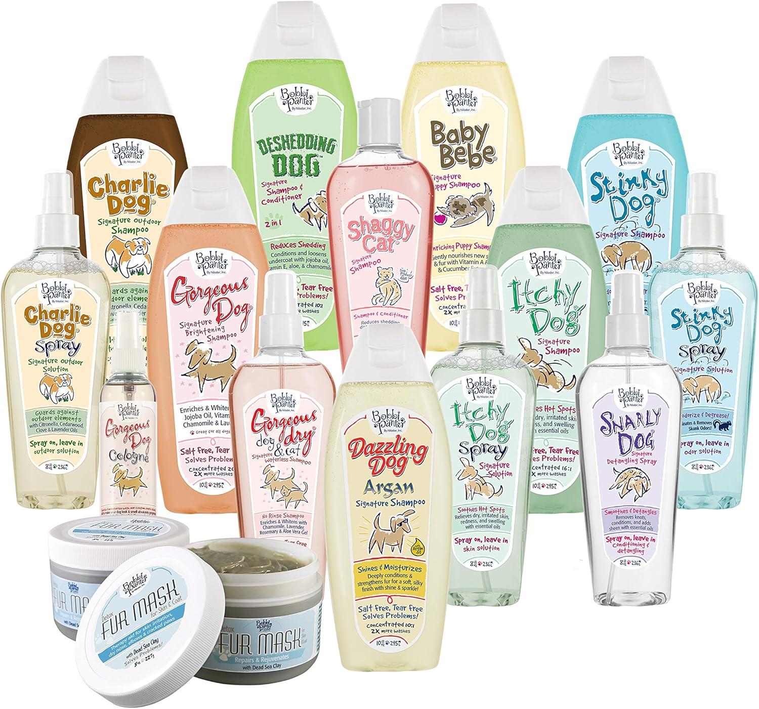 image:imageBobbi Panter Hypoallergenic Dog Shampoo Honey Aloe Vera Chamomile amp Rosemary Dye amp Fragrance Free Natural Formula for Sensitive amp Allergy Skin TearFree 301 Concentrate 1 Gallon Case of 4Eucalyptus Mint
