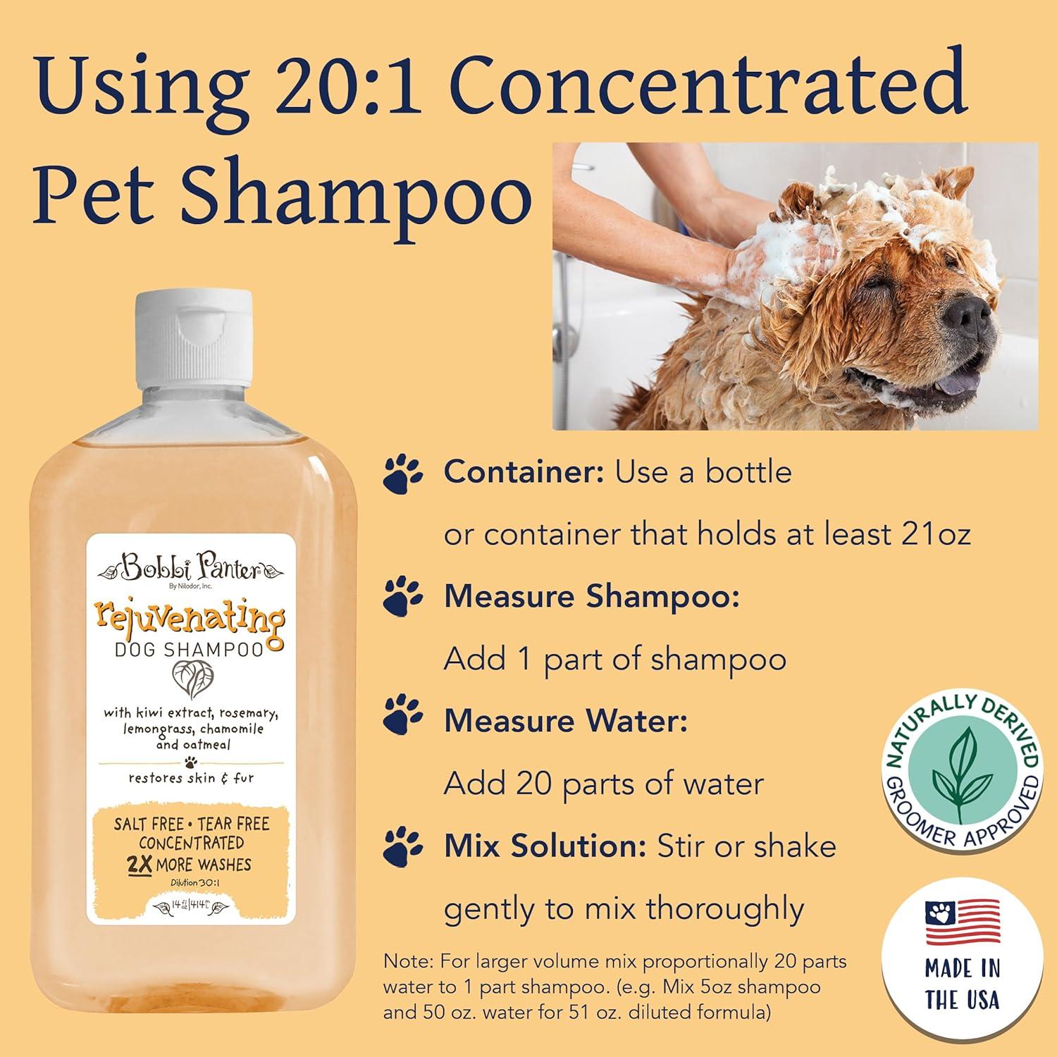 image:imageBobbi Panter Hypoallergenic Dog Shampoo Honey Aloe Vera Chamomile amp Rosemary Dye amp Fragrance Free Natural Formula for Sensitive amp Allergy Skin TearFree 301 Concentrate 1 Gallon Case of 4Orange Citrus