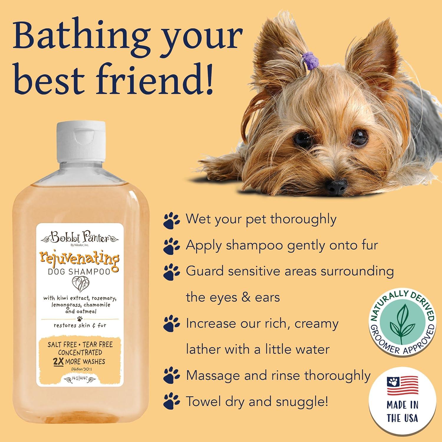 image:imageBobbi Panter Hypoallergenic Dog Shampoo Honey Aloe Vera Chamomile amp Rosemary Dye amp Fragrance Free Natural Formula for Sensitive amp Allergy Skin TearFree 301 Concentrate 1 Gallon Case of 4Orange Citrus