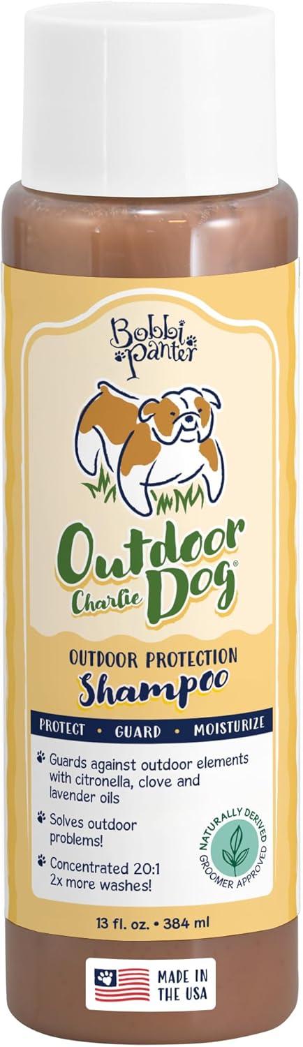image:imageBobbi Panter Moisture amp Shine Dog Shampoo Argan Oil Chamomile amp Peppermint Deep Nourishing Natural Formula for Soft Shiny Coat TearFree 201 Concentrate 1 Gallon Case of 4Clove Cedarwood