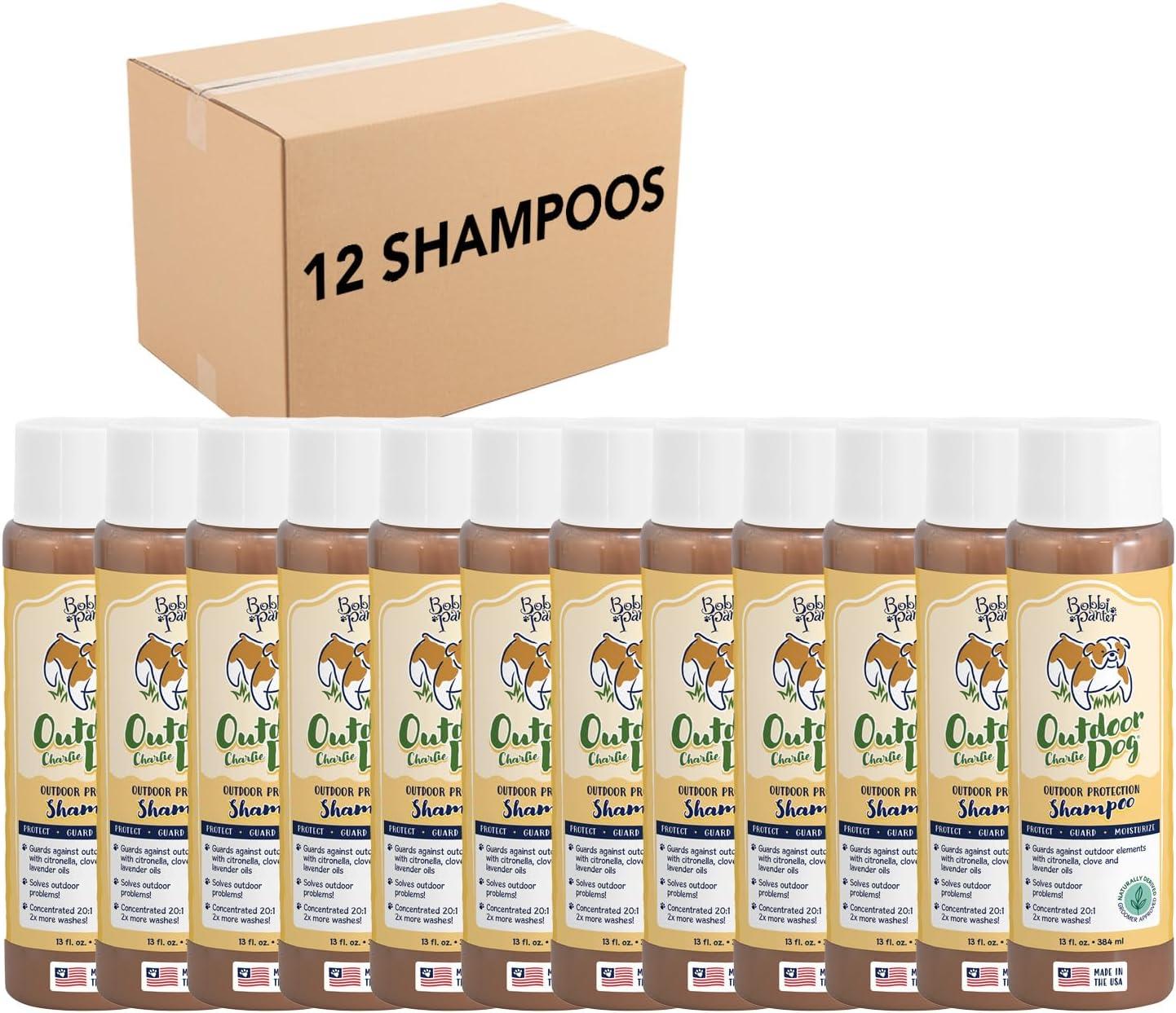 image:imageBobbi Panter Moisture amp Shine Dog Shampoo Argan Oil Chamomile amp Peppermint Deep Nourishing Natural Formula for Soft Shiny Coat TearFree 201 Concentrate 1 Gallon Case of 4Clove Cedarwood