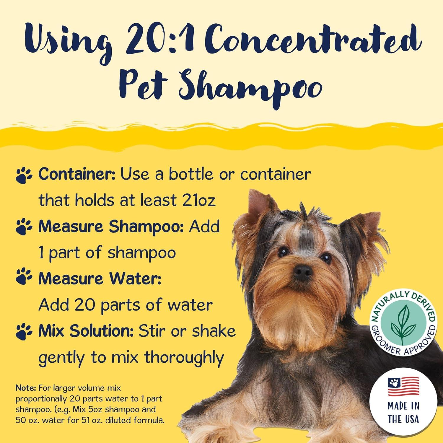 image:imageBobbi Panter Moisture amp Shine Dog Shampoo Argan Oil Chamomile amp Peppermint Deep Nourishing Natural Formula for Soft Shiny Coat TearFree 201 Concentrate 1 Gallon Case of 4Chamomile