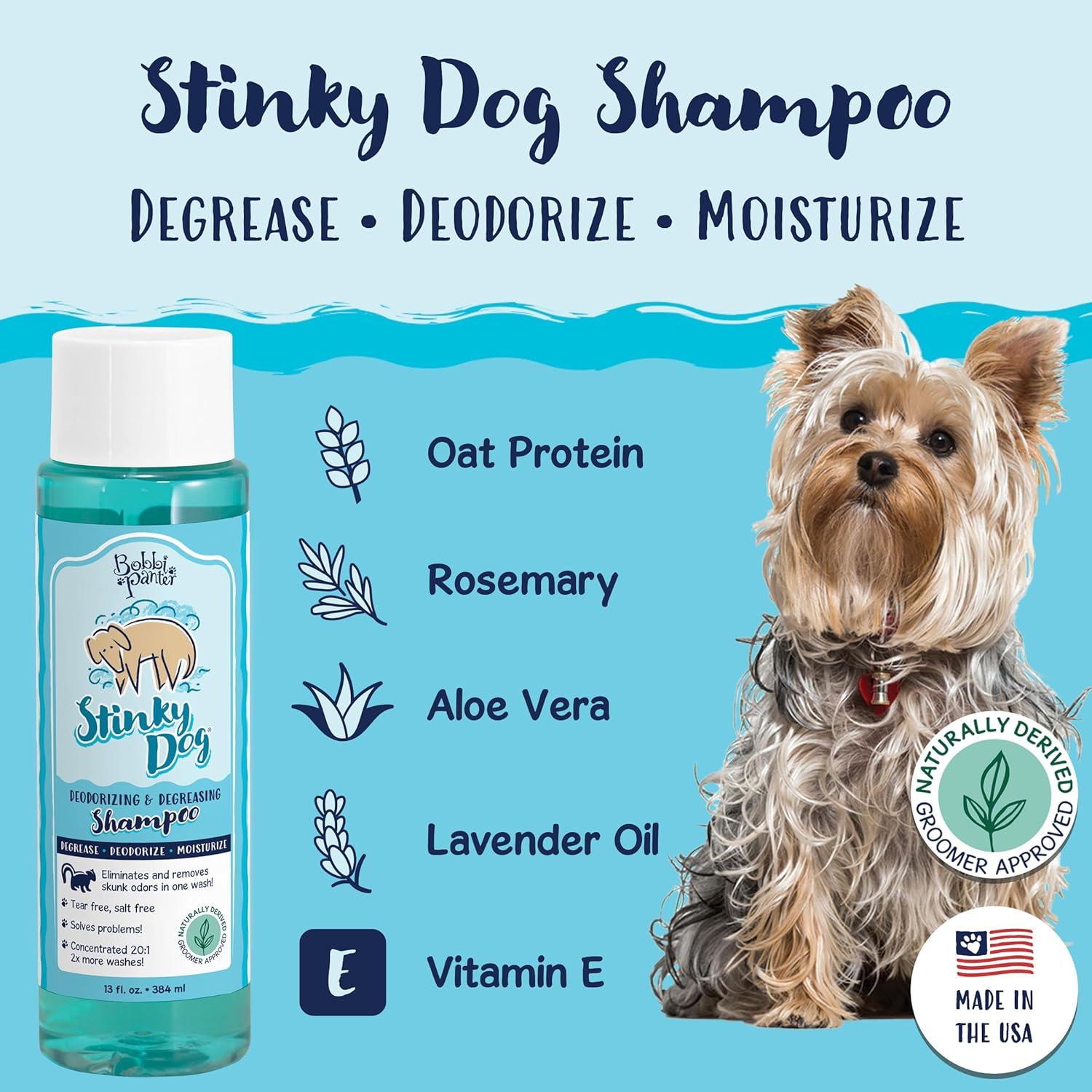 image:imageBobbi Panter Moisture amp Shine Dog Shampoo Argan Oil Chamomile amp Peppermint Deep Nourishing Natural Formula for Soft Shiny Coat TearFree 201 Concentrate 1 Gallon Case of 4Crisp Fresh