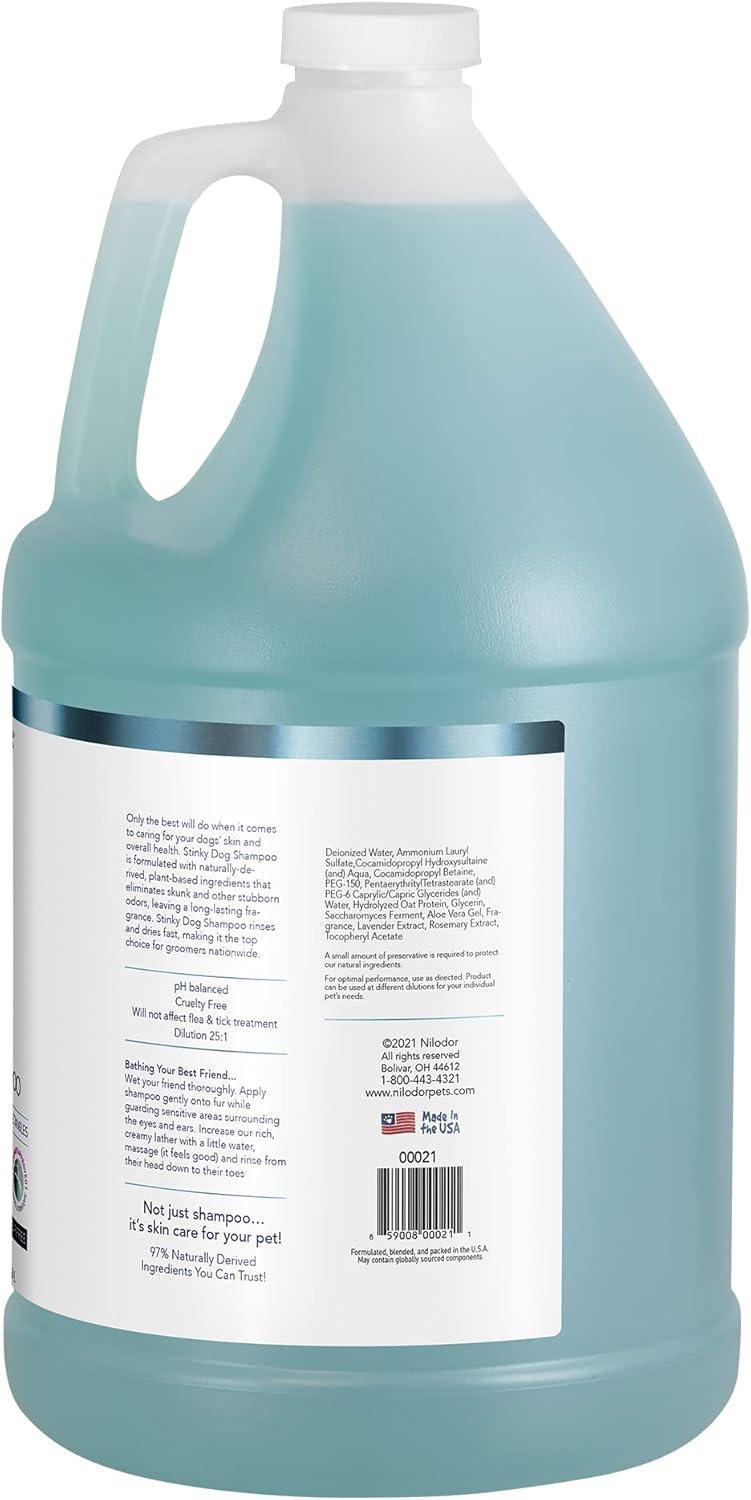 image:imageBobbi Panter Moisture amp Shine Dog Shampoo Argan Oil Chamomile amp Peppermint Deep Nourishing Natural Formula for Soft Shiny Coat TearFree 201 Concentrate 1 Gallon Case of 4Chamomile