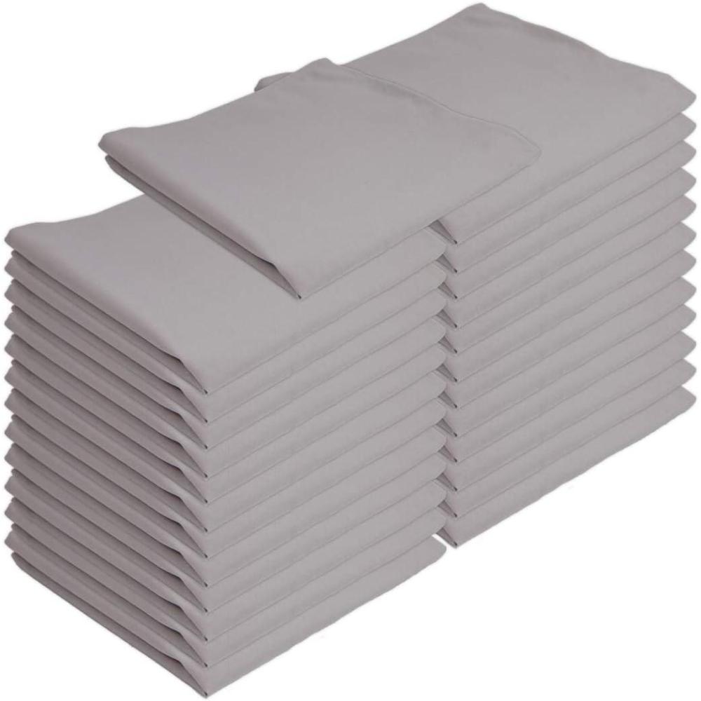 image:imageArkwright Restaurant Cloth Napkins Case of 300 Spun Polyester Bulk Dinner Napkin with Hemmed Edges Ideal for Dinner Wedding Party Banquet Kitchen 20 x 20 in NavyGray