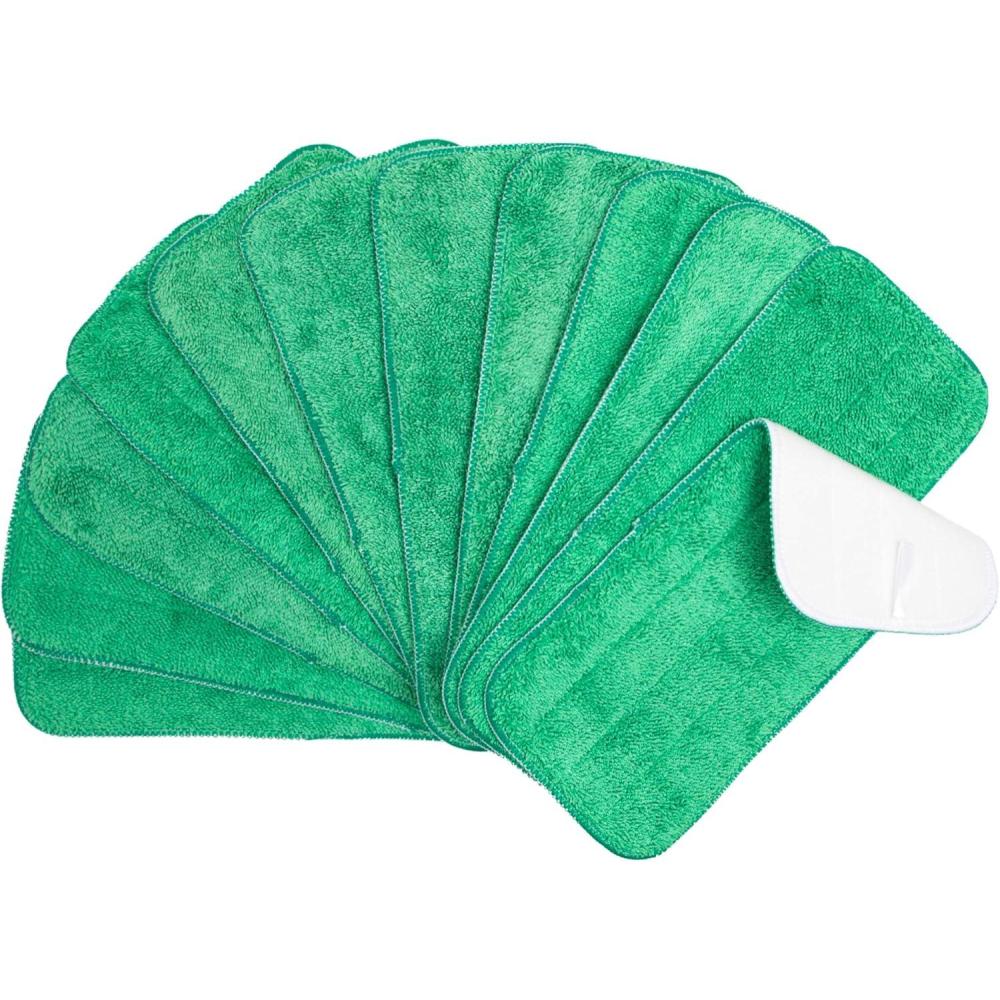 image:imageArkwright Spray Mop Replacement Pads  Case of 120 Bulk Microfiber Flat Dry and Wet Refill Mop Pads Floor Cleaning Compatible with Bona and Rubbermaid Fits All Mop Heads 24 in BlueGreen