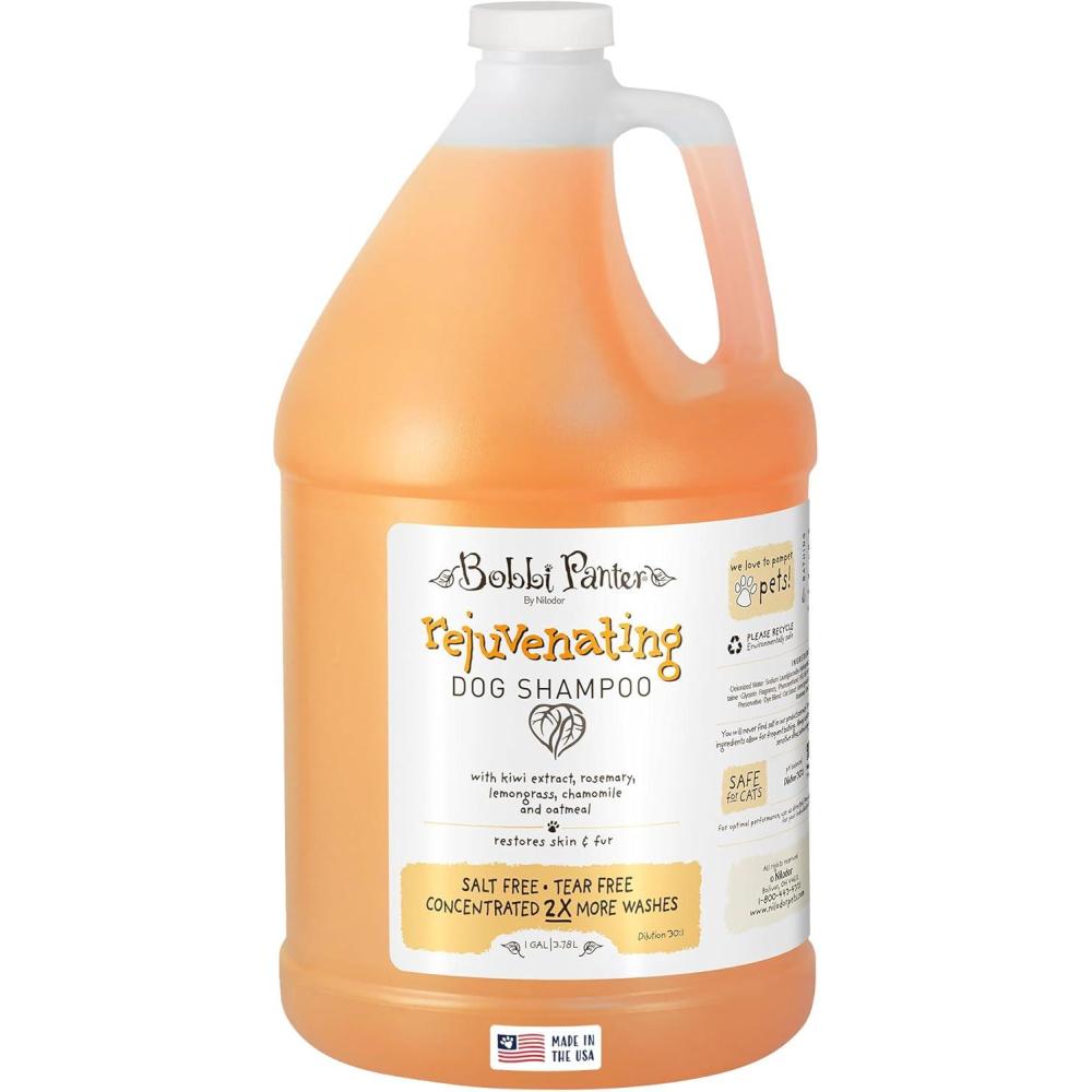 image:imageBobbi Panter Hypoallergenic Dog Shampoo Honey Aloe Vera Chamomile amp Rosemary Dye amp Fragrance Free Natural Formula for Sensitive amp Allergy Skin TearFree 301 Concentrate 1 Gallon Case of 4Orange Citrus