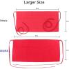 Arkwright 3 Pocket Waist Aprons – Professional Waiter Server Apron for Women & Men, Unisex Kitchen Apron(Red)