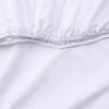 Arkwright Bulk Twin Fitted Bed Sheets – Case of 24 – Soft Cotton Blend Bottom Sheet Only with Deep Pocket, Hotel Collection Bedding for Hosts, Resorts, and Vacation Rentals, White