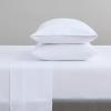 Arkwright Bulk Twin Fitted Bed Sheets – Case of 24 – Soft Cotton Blend Bottom Sheet Only with Deep Pocket, Hotel Collection Bedding for Hosts, Resorts, and Vacation Rentals, White