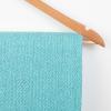 Arkwright Common Ground Bulk Blankets – Pack of 12 – Reversible 100% Cotton All Season Lightweight Couch Bed Throws for Wedding Guests, Travel, and Outdoor Events, 50 x 70 in, White(Solid Aqua)