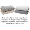 Arkwright Common Ground Bulk Blankets – Pack of 12 – Reversible 100% Cotton All Season Lightweight Couch Bed Throws for Wedding Guests, Travel, and Outdoor Events, 50 x 70 in, White(Checkered)