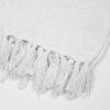 Arkwright Common Ground Bulk Blankets – Pack of 12 – Reversible 100% Cotton All Season Lightweight Couch Bed Throws for Wedding Guests, Travel, and Outdoor Events, 50 x 70 in, White(Solid White)