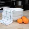 Arkwright Kitchen Tea Towels – (Bulk Case of 144) Soft, 100% Cotton Terry Dishcloths, Highly Absorbent & Quick Dry, Hand Washcloths for Washing, Drying, and Cleaning, 15 x 25 in, Blue(Green)