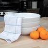 Arkwright Kitchen Tea Towels – (Bulk Case of 144) Soft, 100% Cotton Terry Dishcloths, Highly Absorbent & Quick Dry, Hand Washcloths for Washing, Drying, and Cleaning, 15 x 25 in, Blue(Blue)