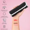 Arkwright Makeup Remover Cloths Bulk – Microfiber Coral Fleece Face Towels, Ultra Soft Reusable Washcloths, Gentle Facial Cleansing for Waterproof Makeup, 13 x 13, Black (Case of 108)(Black/White)