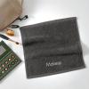 Arkwright Makeup Remover Fingertip Towels Bulk – 100% Cotton Face Towels, Soft Reusable Washcloths, Gentle Facial Cleansing for Waterproof Makeup, 11 x 17, Black (Case of 144)(Grey)