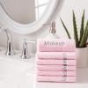Arkwright Makeup Remover Fingertip Towels Bulk- Microfiber Coral Fleece Face Towels, Ultra Soft Reusable Washcloths, Gentle Facial Cleansing for Waterproof Makeup, 11 x 17, Pink (Case of 72)(72)