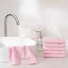 Arkwright Makeup Remover Fingertip Towels Bulk- Microfiber Coral Fleece Face Towels, Ultra Soft Reusable Washcloths, Gentle Facial Cleansing for Waterproof Makeup, 11 x 17, Pink (Case of 72)(72)