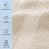 Arkwright Makeup Remover Washcloths, Pack of 6, 100% Cotton Soft Quick Dry Reusable Face Towels for Makeup Removal and Facial Cleansing, 13 x 13 in, Black(Alabaster Ivory)