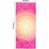 Arkwright Mandala Microfiber Beach Towels – Lightweight and Quick Dry Oversized Pool Towel, Perfect for Hotel, Spa, Hot Tub, Bath, and Resort, 30 x 70 in, Orange(Pink)