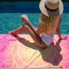 Arkwright Mandala Microfiber Beach Towels – Lightweight and Quick Dry Oversized Pool Towel, Perfect for Hotel, Spa, Hot Tub, Bath, and Resort, 30 x 70 in, Orange(Pink)