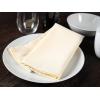 Arkwright Restaurant Cloth Napkins – (Case of 300) Spun Polyester Bulk Dinner Napkin with Hemmed Edges – Ideal for Dinner, Wedding, Party, Banquet, Kitchen, 20 x 20 in, Navy(Ivory)